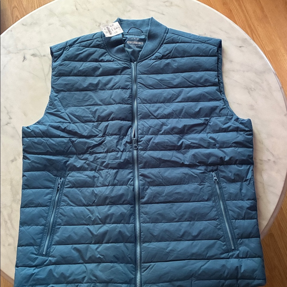 J. Crew Blue Performance Vest